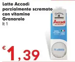 DeSpar Express Latte Accadì parzialmente scremato con vitamine Granarolo offerta