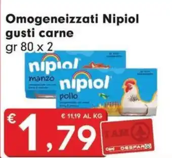 Omogeneizzati Nipiol gusti carne