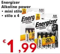 DeSpar Express Energizer Alkaline power offerta