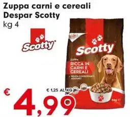 DeSpar Express Zuppa carni e cereali Despar Scotty offerta