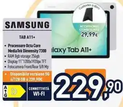 Unieuro SAMSUNG TAB A11+ offerta