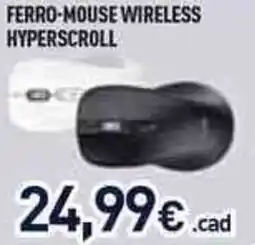 Unieuro Ferro-mouse wireless hyperscroll offerta