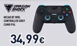 Unieuro Dragon shock mizar BT WRL controller grey camo PS4 offerta