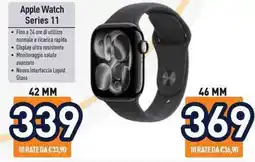 Unieuro Apple Watch Series 11 42 MM offerta