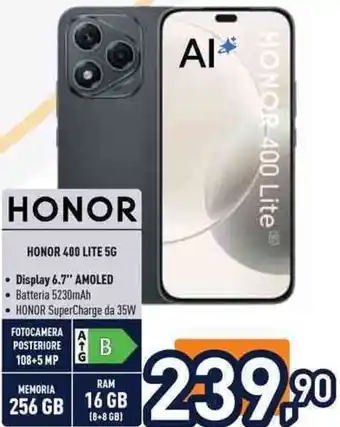 Honor 400 lite 5G