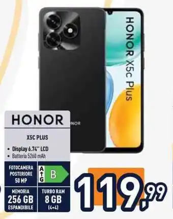 Unieuro HONOR X5C Plus offerta