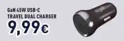 Unieuro GaN 45W USB-C TRAVEL DUAL CHARGER offerta