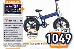 Unieuro FAT E-BIKE A PEDALATA ASSISTITA SR2 BOOST offerta