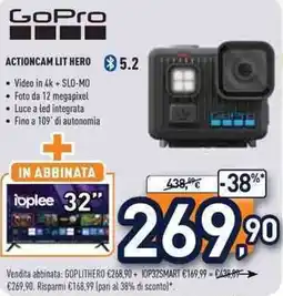 Unieuro Gopro actioncam lit hero offerta