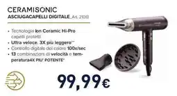 Unieuro Bellissima ceramisonic asciugacapelli digitale offerta