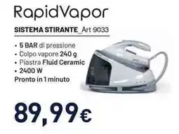 Unieuro IMETEC Rapid Vapor SISTEMA STIRANTE offerta