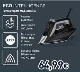 Unieuro Rowenta ECO INTELLIGENCE Ferro a vapore Mod. DW6340 offerta