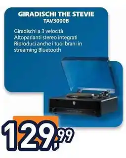Unieuro PHILIPS GIRADISCHI THE STEVIE TAV3000B offerta