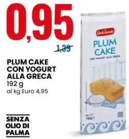 Eurospin Dolciando plum cake con yogurt alla greca offerta