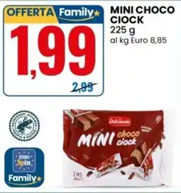 Eurospin Dolciando mini choco ciock offerta