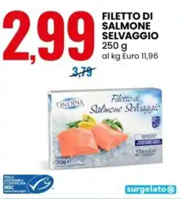 Eurospin Ondina filetto di salmone selvaggio offerta