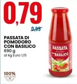 Eurospin Delizie dal sole passata combasilico con basilico offerta