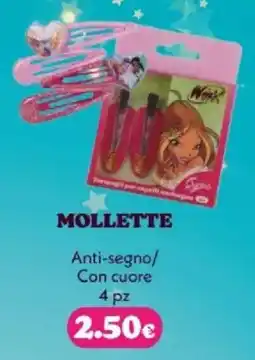 Tigotà MOLLETTE Anti-segno/ Con cuore 4 pz offerta