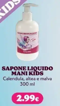 Tigotà SAPONE LIQUIDO MANI KIDS Calendula, altea e malva offerta