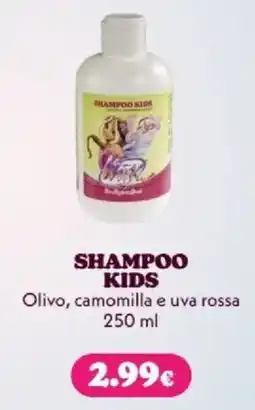 Tigotà SHAMPOO KIDS Olivo, camomilla e uva rossa offerta