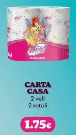 Tigotà CARTA CASA 2 veli 2 rotoli offerta