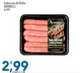 Sidis Salsiccia di Pollo AVIMECC offerta