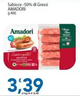 Sidis Salsicce -50% di Grassi AMADORI offerta