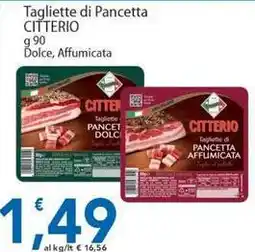 Sidis Tagliette di Pancetta CITTERIO offerta