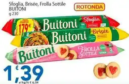 Sidis Sfoglia, Brisée, Frolla Sottile BUITONI offerta