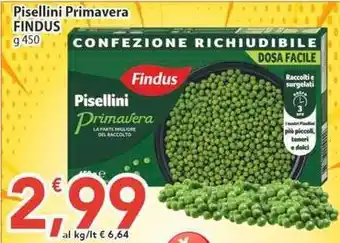 Sidis Pisellini Primavera FINDUS offerta