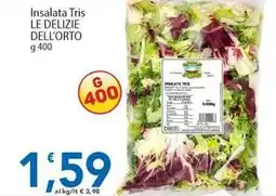 Sidis Insalata Tris LE DELIZIE DELL'ORTO offerta