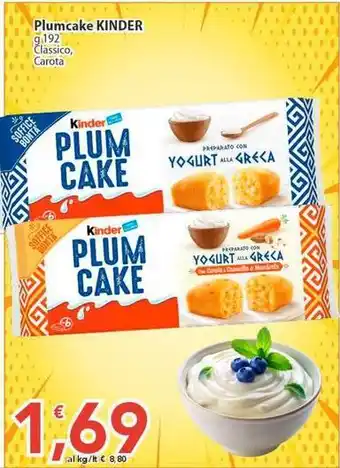 Sidis Plumcake KINDER offerta