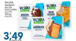 Sidis VALSOIA Sandwich, Gran Cookie, Stecco offerta