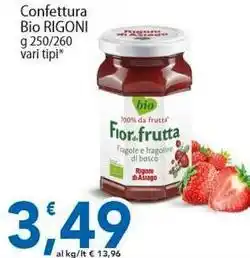 Sidis Confettura Bio RIGONI offerta