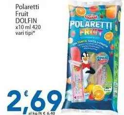 Sidis Polaretti Fruit DOLFIN offerta