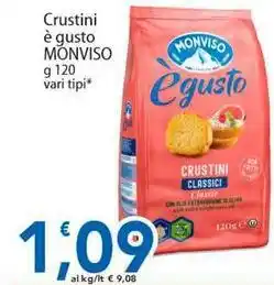 Sidis Crustini è gusto MONVISO offerta