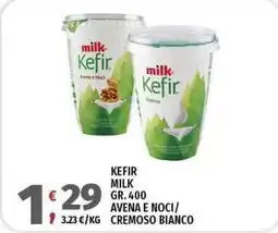Vivo Supermercati Kefir milk gr.400 avena e noci/cremoso bianco offerta