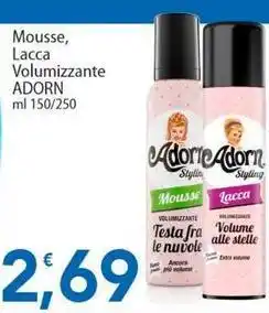 Sidis Mousse, Lacca Volumizzante ADORN offerta