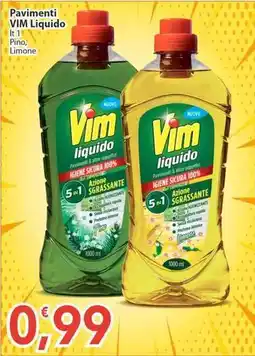 Sidis Pavimenti VIM Liquido Pino, Limone offerta