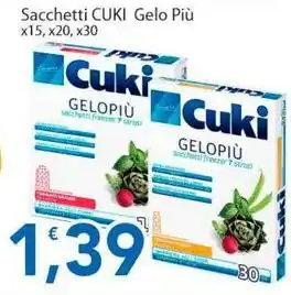 Sidis Sacchetti CUKI Gelo Più offerta