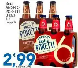 Sidis Birra ANGELO PORETTI offerta