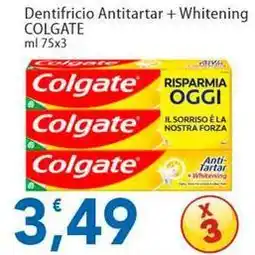 Sidis Dentifricio Antitartar + Whitening COLGATE offerta