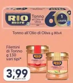 Sidis RIO mare Filettini di Tonno offerta