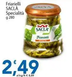 Sidis Friarielli SACLÀ Specialità offerta