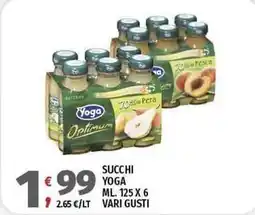 Vivo Supermercati Succhi YOGA offerta