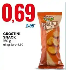 Eurospin Crostini snack offerta