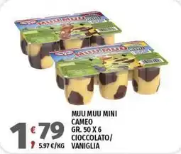 Vivo Supermercati Muu muu mini cameo cioccolato/ vaniglia offerta