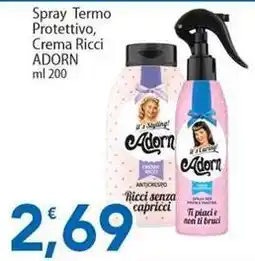 Sidis Spray Termo Protettivo, Crema Ricci ADORN offerta