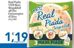 Sidis Real Piada STER Maxi Wrap&Roll all'Olio Extravergine d'Oliva offerta