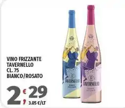 Vivo Supermercati Vino frizzante tavernello bianco/rosato offerta